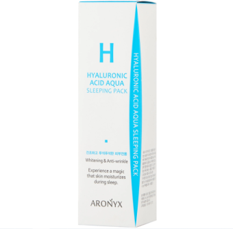 Aronyx Маска ночная увлажняющая с гиалуроновой кислотой - Hyaluronic acid aqua sleeping pack, 100мл