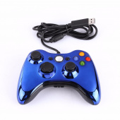 Геймпад для Xbox 360/PC Проводной Синий (Blue) (реплика)