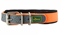 Hunter ошейник для собак Convenience Comfort 35 (22-30 см)/2 см биотановый мягкая горловина оранжевый неон 63083